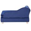 VEVOR Pet Sofa, Dog Couch for Medium-Sized Dogs and Cats, Soft Velvety Dog Sofa Bed, 81 lbs Loading Cat Sofa, Blue