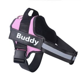 Dog Harness No Pull Reflective Breathable Adjustable Pet (Option: Pink-XS)