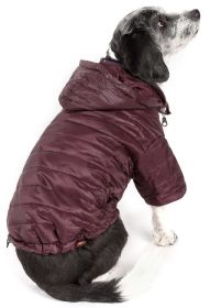 Lightweight Adjustable 'Sporty Avalanche' Pet Coat (size: large)