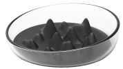 Pet Life 'Cirlicue' Mountain Shaped Modern Slow Feeding Pet Bowl