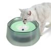 No Spill Dog Cat Water Bowl Spill Proof Slow Water Feeder 47.35oz Pet Water Dispenser Travel Dog Bowl for Dogs Cats Pets