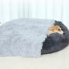 Dog Bed And Extra Matching Cover Sheet Dog Crate Pad Ultra Soft Dog Bed Mat Washable Pet Kennel Bed With Non-Slip Bottom Fluffy Plush Sleeping Mat For