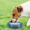 No Spill Dog Cat Water Bowl Spill Proof Slow Water Feeder 47.35oz Pet Water Dispenser Travel Dog Bowl for Dogs Cats Pets