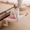 One-Step Cat Bed for Window sill & Bedside;Cat Window Perches ; Sliding Clamping Slot Adjustment Cat Hammock